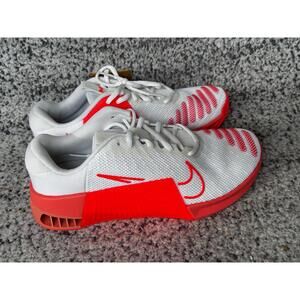 Nike Red and White Athletic Shoes
